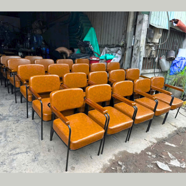 Ghế sofa cafe Napa da nâu BGCF05