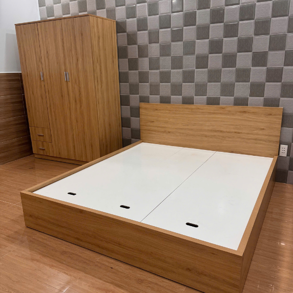 Combo giường tủ gỗ MDF chống ẩm hiện đại giá tốt