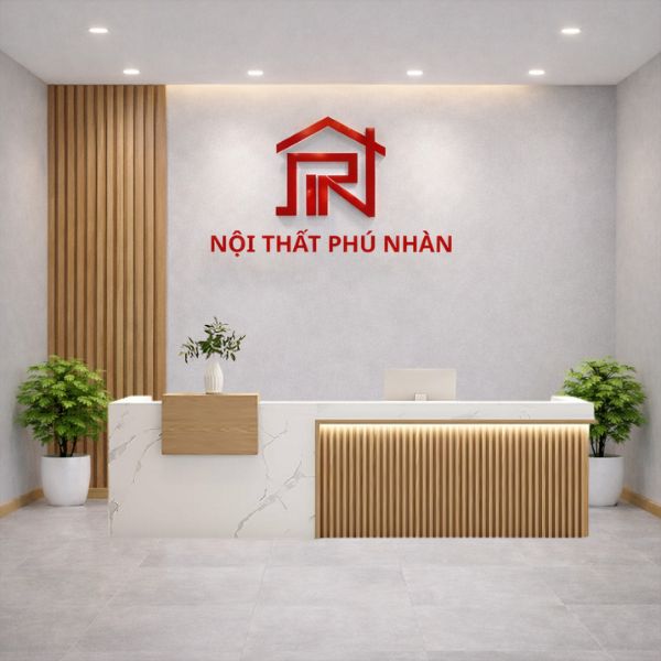 Bàn quầy lễ tân văn phòng 3 chỗ ngồi sang trọng