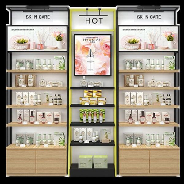 Tủ trưng bày mỹ phẩm xịn xò